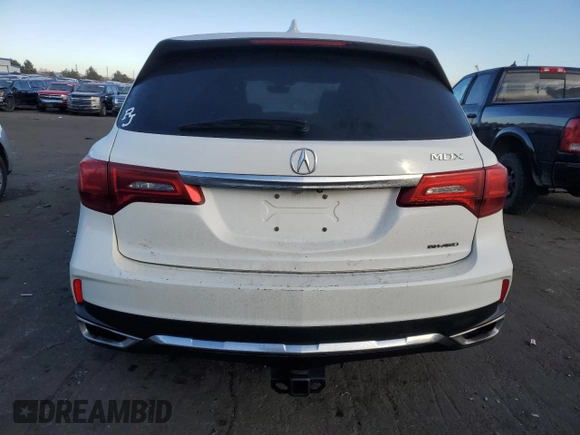 2017 Acura MDX with VIN 5J8YD4H3XHL003903, listed as a Copart auction lot 85046164 with 129,268 mi miles and Salvage Title. Bid and sale history available at carsss.com. Image 6.
