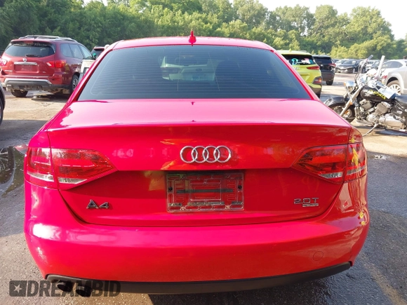 2009 Audi A4 Premium Plus with VIN WAUSF78K39N057389, listed as a IAAI auction lot 42389244 with 216,511 mi miles and . Bid and sale history available at DreamBid. Image 16.