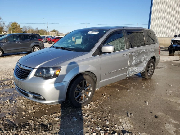 2016 Chrysler Town & Country S with VIN 2C4RC1HG7GR199358, listed as a Copart auction lot 79863234 with 64,747 mi miles and Salvage Title. Bid and sale history available at carsss.com. Image 1.