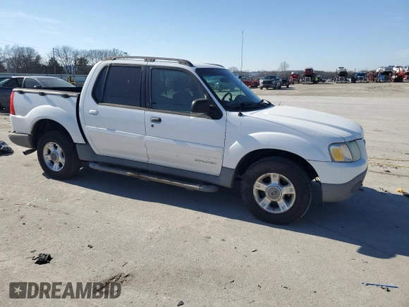 2001 Ford Explorer Sport Trac with VIN 1FMZU77E51UC58042, listed as a Copart auction lot 43115175 with 274,557 mi miles and Salvage title. Bid and sale history available at DreamBid. Image 4.