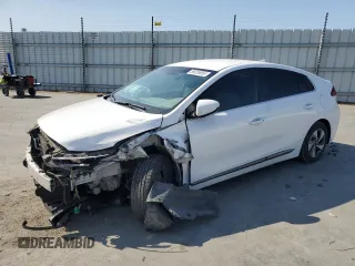 2017 Hyundai Ioniq SEL z VIN KMHC75LC1HU057397, wystawiony jako Copart lot #59235055 z przebiegiem 84 527 mil mil oraz Szkoda całkowita • Salvage title. Historia ofert i sprzedaży dostępna na DreamBid. Obrazek 1.
