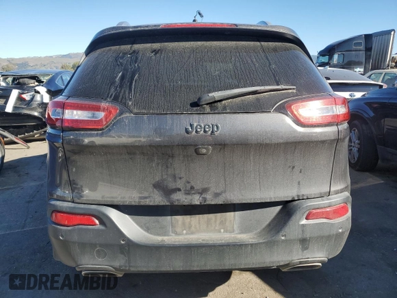 2017 Jeep Cherokee Latitude with VIN 1C4PJLCS1HW623405, listed as a Copart auction lot 87811065 with 75,689 mi miles and Salvage Title. Bid and sale history available at carsss.com. Image 6.