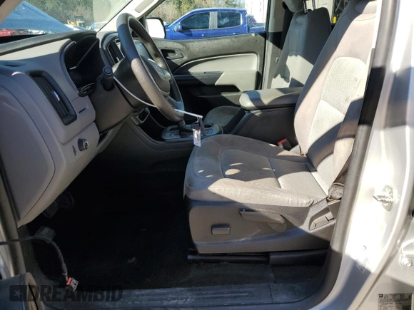 2015 GMC Canyon 2WD with VIN 1GTG5AE38F1156671, listed as a Copart auction lot 85194924 with 123,597 mi miles and Salvage Title. Bid and sale history available at DreamBid. Image 7.