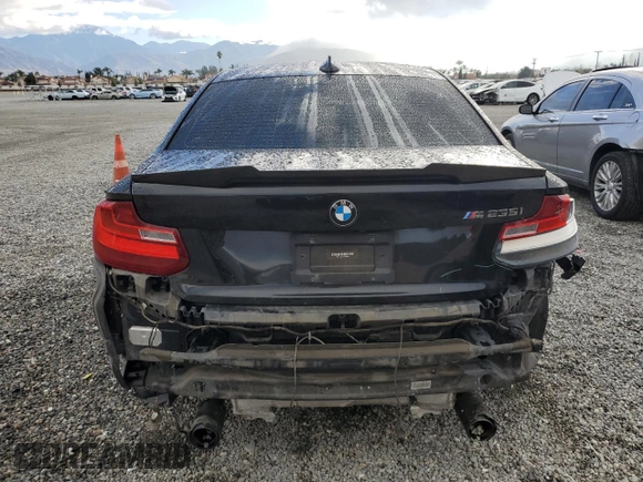 2014 BMW 2 Series M235i with VIN WBA1J7C55EVW84665, listed as a Copart auction lot 44257115 with 111,461 mi miles and Salvage title. Bid and sale history available at DreamBid. Image 6.