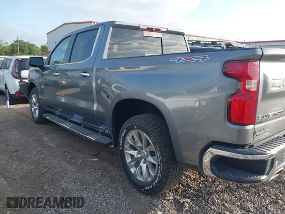 2019 Chevrolet Silverado 1500 LTZ with VIN 1GCUYGEL9KZ166327, listed as a IAAI auction lot 41995645 with 92,897 mi miles and . Bid and sale history available at DreamBid. Image 3.