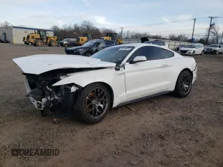 2015 Ford Mustang V6 with VIN 1FA6P8AM6F5380016, listed as a Copart auction lot 46130305 with Not Provided miles and Salvage Title. Bid and sale history available at DreamBid. Image 1.
