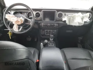 2018 Jeep Wrangler Unlimited Sahara with VIN 1C4HJXEG0JW303941, listed as a Copart auction lot 53029895 with 43,419 mi miles and Salvage title. Bid and sale history available at DreamBid. Image 8.