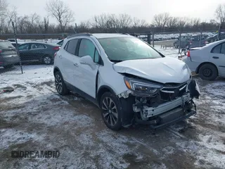 2019 Buick Encore Essence with VIN KL4CJCSM5KB872736, listed as a IAAI auction lot 41411064 with 113,142 mi miles. Bid and sale history available at carsss.com. Image 1.