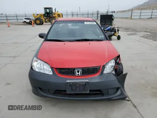 2005 Honda Civic Cpe VP with VIN 1HGEM22105L008523, listed as a Copart auction lot 51151255 with 124,132 mi miles and Salvage Title. Bid and sale history available at carsss.com. Image 5.