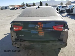 2015 Kia Cadenza Premium with VIN KNALN4D7XF5175734, listed as a Copart auction lot 46308575 with 109,387 mi miles and Salvage Title. Bid and sale history available at carsss.com. Image 6.