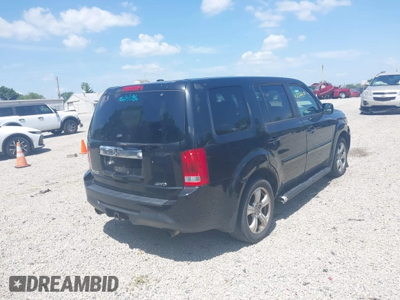 2013 Honda Pilot EX-L with VIN 5FNYF4H69DB024242, listed as a IAAI auction lot 42561279 with 205,611 mi miles and . Bid and sale history available at DreamBid. Image 4.