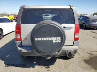 2006 Hummer H3 with VIN 5GTDN136268230618, listed as a Copart auction lot 73036504 with 203,910 mi miles and Salvage Title. Bid and sale history available at carsss.com. Image 6.