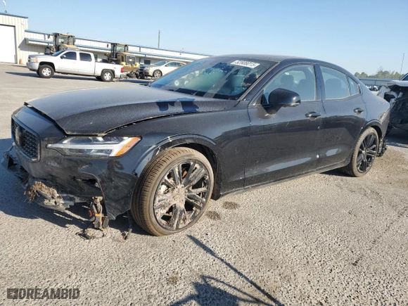 2024 Volvo S60 Plus Black Edition with VIN 7JRL12FH3RG319885, listed as a Copart auction lot 52808015 with 12,668 mi miles and Salvage Title. Bid and sale history available at carsss.com. Image 1.