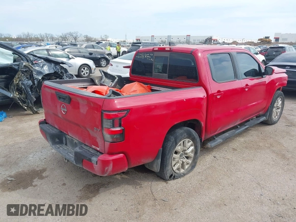 2022 Nissan Frontier SV with VIN 1N6ED1EJ0NN669524, listed as a IAAI auction lot 41889689 with 99,074 mi miles and . Bid and sale history available at DreamBid. Image 4.