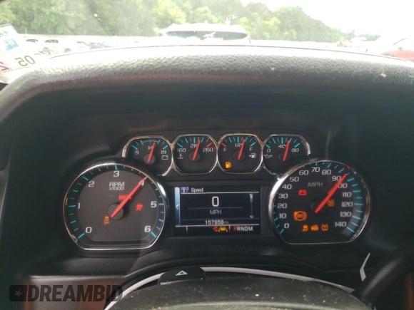 2016 Chevrolet Suburban LT with VIN 1GNSCHKC3GR312221, listed as a Copart auction lot 57445934 with 157,958 mi miles and Salvage Title. Bid and sale history available at carsss.com. Image 9.