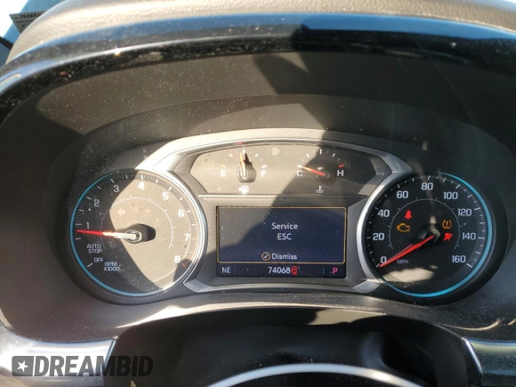 2022 Chevrolet Traverse LT Leather with VIN 1GNERHKW9NJ133781, listed as a Copart auction lot 44631045 with 74,068 mi miles and Salvage Title. Bid and sale history available at carsss.com. Image 9.