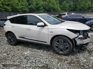 2023 Acura RDX w/A-Spec Package with VIN 5J8TC1H67PL007072, listed as a Copart auction lot 58448564 with 0 mi miles and Salvage Title. Bid and sale history available at carsss.com. Image 4.