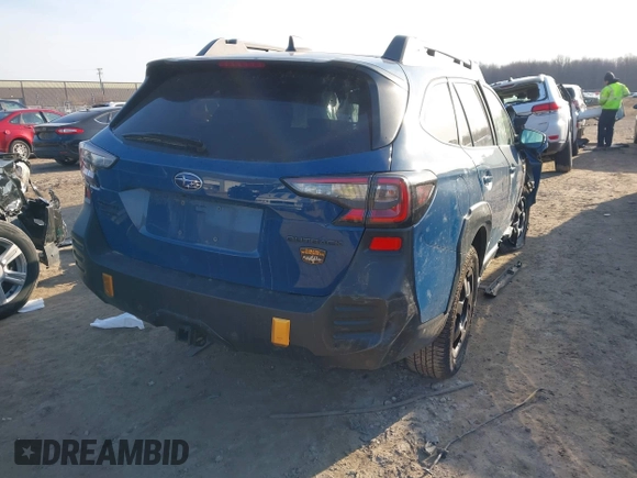 2023 Subaru Outback Wilderness with VIN 4S4BTGUD2P3115614, listed as a IAAI auction lot 41736207 with Not Provided miles and . Bid and sale history available at DreamBid. Image 4.