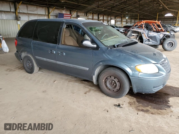 2006 Chrysler Town & Country with VIN 1A4GP45R46B713077, listed as a Copart auction lot 53140055 with 165,433 mi miles and Salvage Title. Bid and sale history available at DreamBid. Image 4.