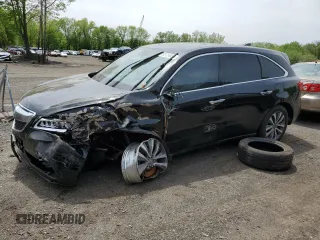 2014 Acura MDX Technology z VIN 5FRYD4H4XEB046058, wystawiony jako Copart lot #55124835 z przebiegiem 74 115 mil mil oraz Szkoda całkowita • Salvage title. Historia ofert i sprzedaży dostępna na DreamBid. Obrazek 1.