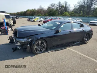 2023 BMW 8 Series 840i с VIN WBAGV4C05PCL05034, выставлен на аукционе Copart как лот 60471075 с пробегом Не указан миль и Списание • Salvage title. История ставок и продаж доступна на DreamBid. Изображение 1.