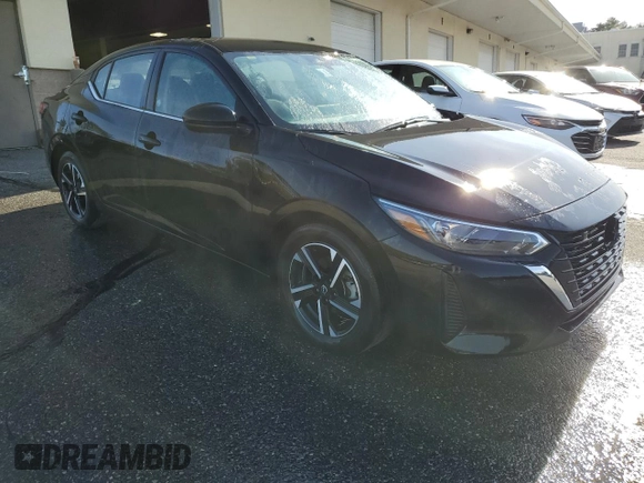 2024 Nissan Sentra SV with VIN 3N1AB8CV3RY273251, listed as a Copart auction lot 55443775 with 27,499 mi miles and Clean Title. Bid and sale history available at DreamBid. Image 4.