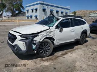 2024 Subaru Outback Onyx XT с VIN 4S4BTGLDXR3206585, выставлен на аукционе Copart как лот 59556395 с пробегом 22 385 миль миль и Списание • Salvage title. История ставок и продаж доступна на DreamBid. Изображение 1.