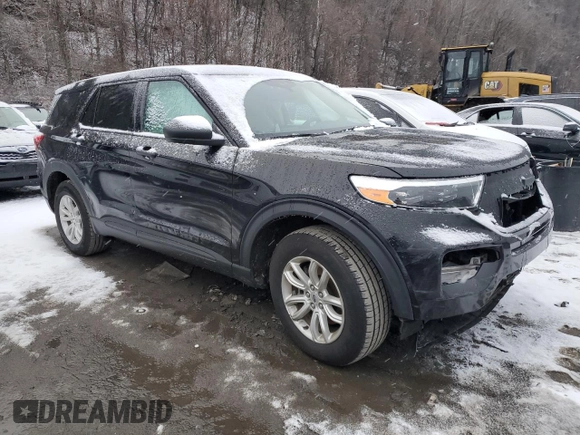 2020 Ford Explorer with VIN 1FMSK8BH0LGD15019, listed as a Copart auction lot 85490084 with 73,096 mi miles and Salvage Title. Bid and sale history available at carsss.com. Image 4.