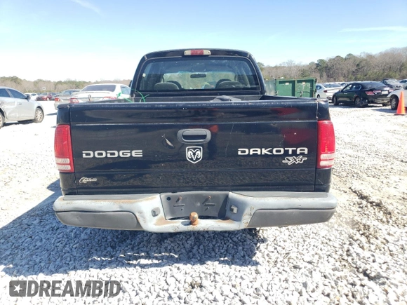 2003 Dodge Dakota Sport with VIN 1D7HL38X13S358851, listed as a Copart auction lot 46395655 with 219,125 mi miles and Salvage Title. Bid and sale history available at carsss.com. Image 6.