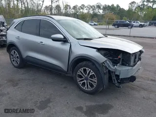 2021 Ford Escape SEL with VIN 1FMCU9H65MUA11214, listed as a IAAI auction lot 41869066 with 46,781 mi miles. Bid and sale history available at carsss.com. Image 1.