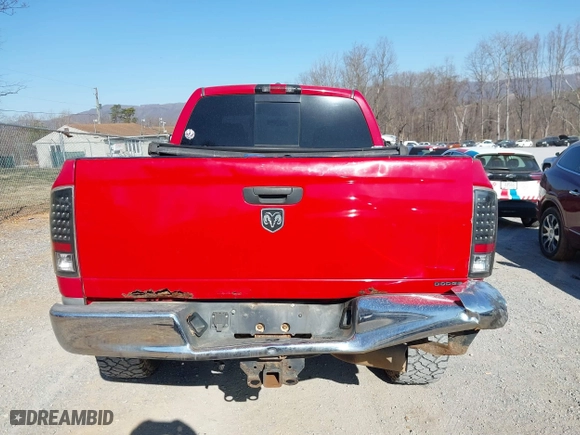2007 Dodge Ram 2500 SLT with VIN 3D7KS28AX7G851598, listed as a IAAI auction lot 41742099 with 188,013 mi miles. Bid and sale history available at carsss.com. Image 17.