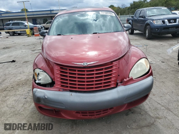 2001 Chrysler PT Cruiser with VIN 3C4FY4BB61T322834, listed as a Copart auction lot 71185164 with 182,733 mi miles and Salvage Title. Bid and sale history available at carsss.com. Image 5.