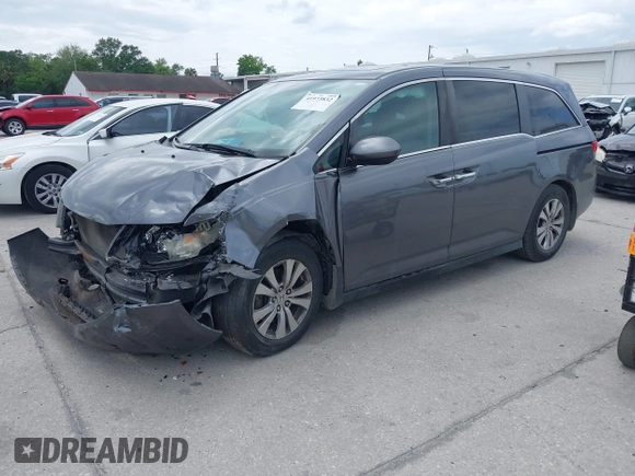 2016 Honda Odyssey EX-L with VIN 5FNRL5H69GB129807, listed as a IAAI auction lot 41973832 with 181,686 mi miles. Bid and sale history available at carsss.com. Image 18.