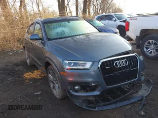 2015 Audi Q3 2.0T Premium Plus with VIN WA1EFCFS7FR006858, listed as a IAAI auction lot 41838322 with 119,893 mi miles. Bid and sale history available at carsss.com. Image 1.