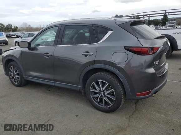 2018 Mazda CX-5 S Premium with VIN JM3KFBDM1J1352233, listed as a Copart auction lot 47082655 with 70,350 mi miles and Salvage Title. Bid and sale history available at DreamBid. Image 2.
