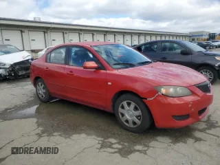 2006 Mazda 3 i with VIN JM1BK12F261417102, listed as a Copart auction lot 48043915 with 201,028 mi miles and Salvage Title. Bid and sale history available at carsss.com. Image 4.