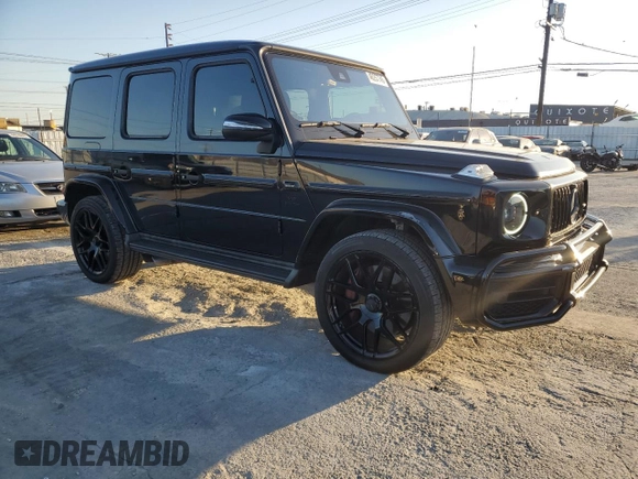 2019 Mercedes-Benz G 63 AMG with VIN WDCYC7HJXKX310242, listed as a Copart auction lot 46267745 with 69,171 mi miles and Salvage title. Bid and sale history available at DreamBid. Image 4.