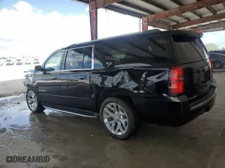 2017 Chevrolet Suburban Premier with VIN 1GNSKJKCXHR122234, listed as a Copart auction lot 45488545 with 80,607 mi miles and Salvage Title. Bid and sale history available at carsss.com. Image 2.
