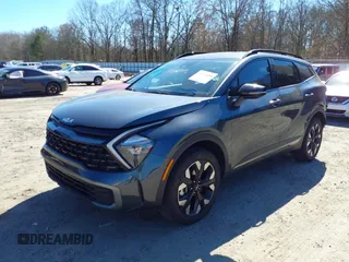 2023 Kia Sportage X-Line with VIN 5XYK6CAF2PG132435, listed as a IAAI auction lot 41663650 with 32,698 mi miles. Bid and sale history available at carsss.com. Image 2.