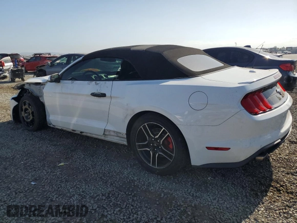 2018 Ford Mustang EcoBoost Premium with VIN 1FATP8UH8J5166333, listed as a Copart auction lot 61604405 with 91,338 mi miles and Salvage title. Bid and sale history available at DreamBid. Image 2.