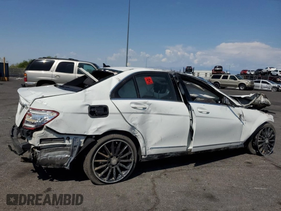 2013 Mercedes-Benz C 300 Sport with VIN WDDGF8AB6DR265251, listed as a Copart auction lot 59912985 with Not provided miles and Salvage title. Bid and sale history available at DreamBid. Image 3.