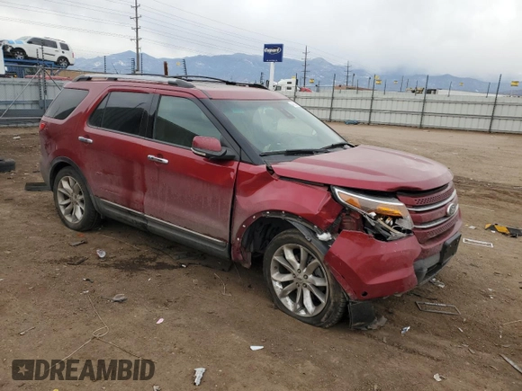2015 Ford Explorer Limited with VIN 1FM5K8F83FGA86413, listed as a Copart auction lot 44862905 with 130,859 mi miles and Salvage Title. Bid and sale history available at DreamBid. Image 4.
