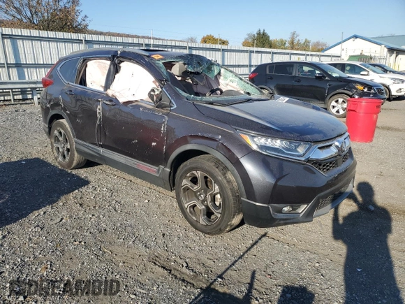 2018 Honda CR-V Touring with VIN 2HKRW2H95JH685749, listed as a Copart auction lot 77413054 with Not Provided miles and Salvage Title. Bid and sale history available at carsss.com. Image 4.