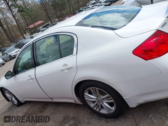 2010 Infiniti G37 Sedan Journey with VIN JN1CV6AP8AM203647, listed as a IAAI auction lot 41826492 with 167,800 mi miles. Bid and sale history available at carsss.com. Image 14.