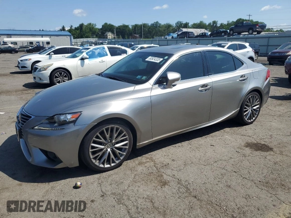 2014 Lexus IS 250 with VIN JTHCF1D22E5014908, listed as a Copart auction lot 60924335 with 116,620 mi miles and Salvage title. Bid and sale history available at DreamBid. Image 1.