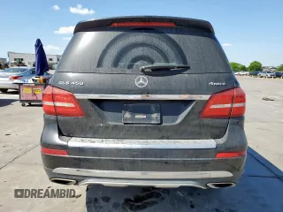 2017 Mercedes-Benz GLS 450 with VIN 4JGDF6EE4HA875297, listed as a Copart auction lot 54124085 with 118,197 mi miles and Salvage Title. Bid and sale history available at DreamBid. Image 6.