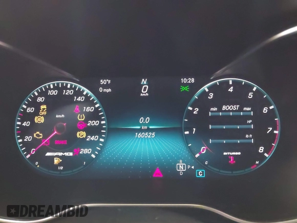 2019 Mercedes-Benz C 43 AMG with VIN 55SWF6EB0KU285355, listed as a IAAI auction lot 41935660 with 160,525 mi miles and . Bid and sale history available at DreamBid. Image 7.