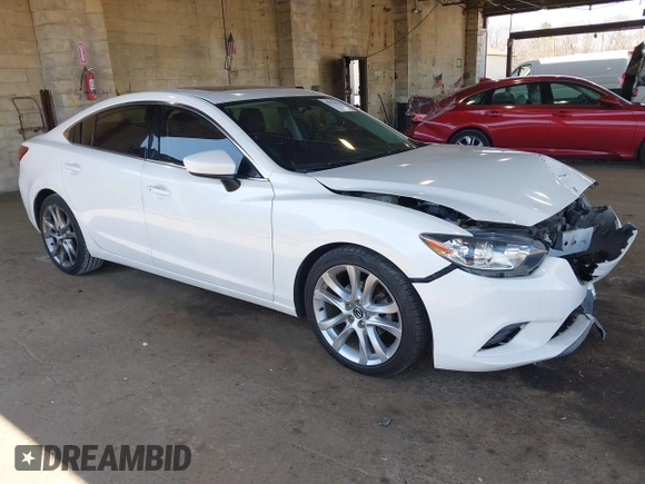 2015 Mazda 6 i Touring with VIN JM1GJ1V5XF1201431, listed as a IAAI auction lot 42072073 with 126,788 mi miles. Bid and sale history available at carsss.com. Image 1.