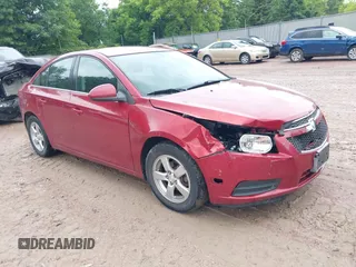 2014 Chevrolet Cruze 1LT with VIN 1G1PC5SB2E7365255, listed as a IAAI auction lot 42519995 with 91,773 mi miles and . Bid and sale history available at DreamBid. Image 1.