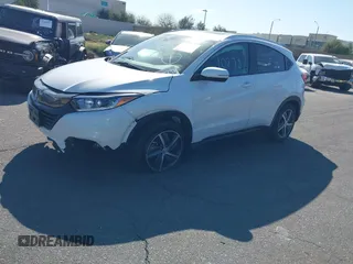 2022 Honda HR-V EX with VIN 3CZRU6H57NM750850, listed as a IAAI auction lot 41510278 with 38,814 mi miles. Bid and sale history available at carsss.com. Image 2.